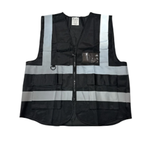 GILET DE SÉCURITÉ NOIR BLITZ