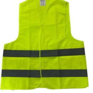 GILET DE SÉCURITÉ JAUNE BLITZ SIMPLE 2 BANDES